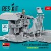 RESKIT RSU48-0589 P-47D-30 Thunderbolt cockpit (Detailed edition) for MiniArt kit (3D Printed) (1/48)